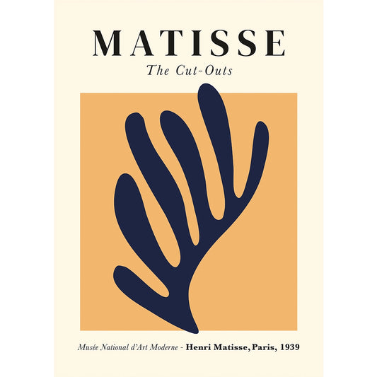 MATISSE - LEAVE ON YELLOW BACKROUND